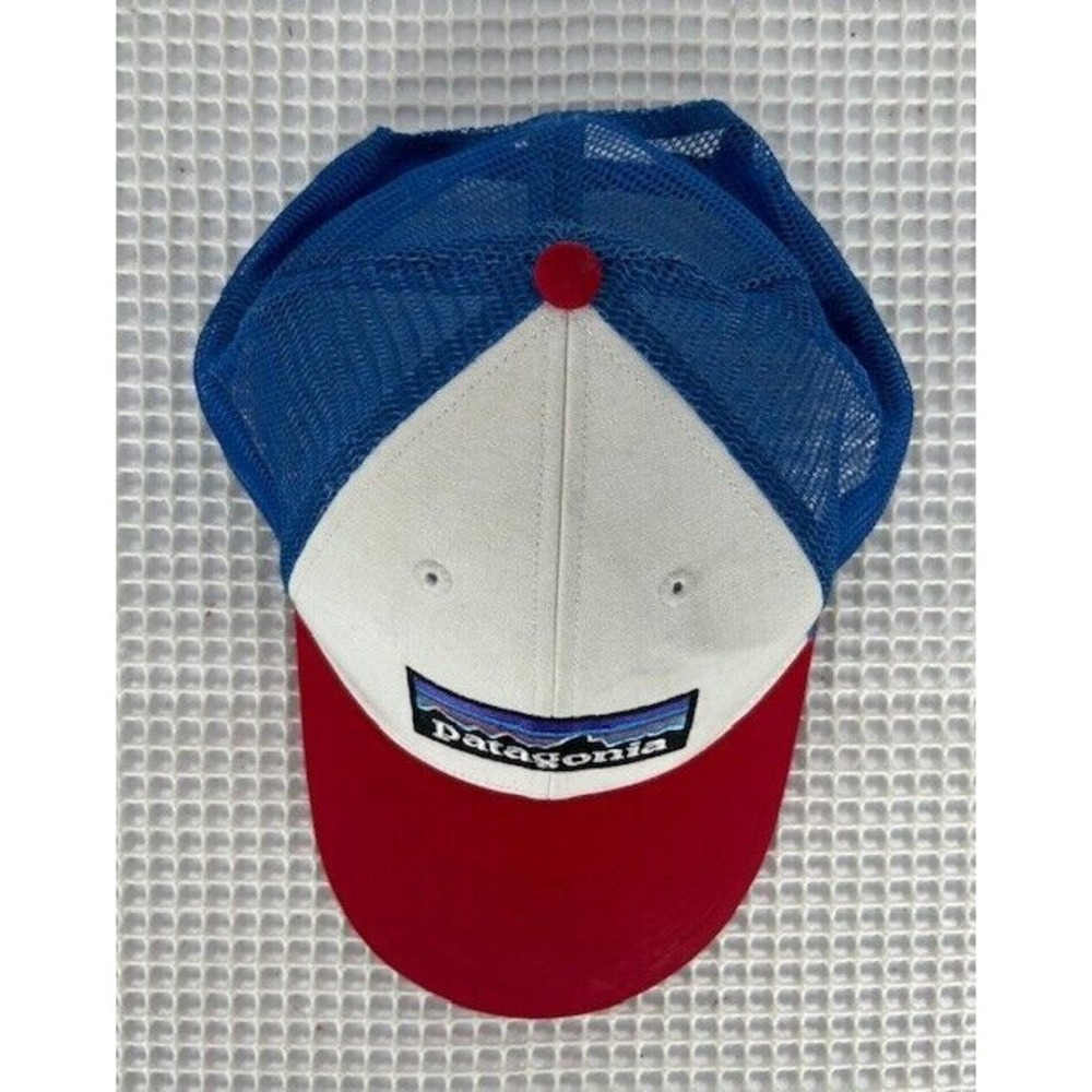 Patagonia P-6‎ Logo Trucker Hat Men Onesize Mesh Snapback - Picture 5 of 10
